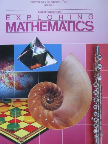 (image for) Exploring Mathematics 6 Answer Key for Student Text (P)