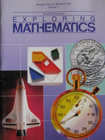 (image for) Exploring Mathematics 7 Answer Key for Student Text (P)