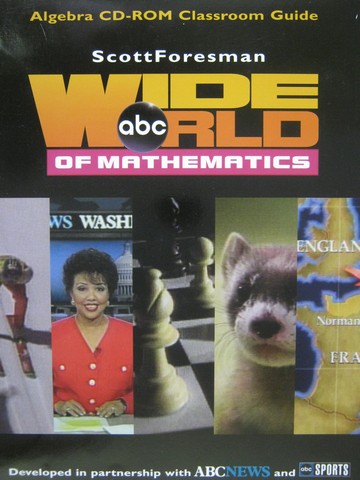 (image for) Wide World of Mathematics Algebra CD-ROM Classroom Guide (P)