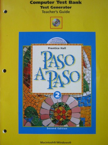 (image for) Paso a Paso 2 2nd Edition Computer Test Bank Test Generator (P) - Click Image to Close