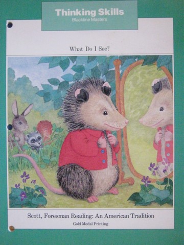 (image for) Reading 6 What Do I See? Thinking Skills BLM (P) by Allington,