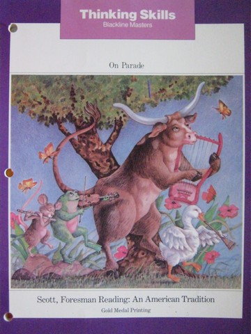 (image for) Reading 8 On Parade Thinking Skills BLM (P) by Allington,