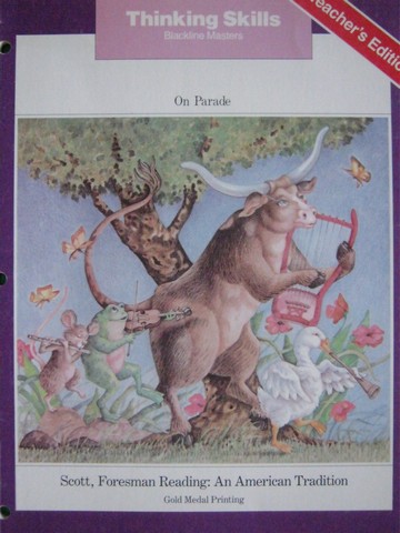 (image for) Reading 8 On Parade Thinking Skills BLM TE (TE)(P) by Allington,