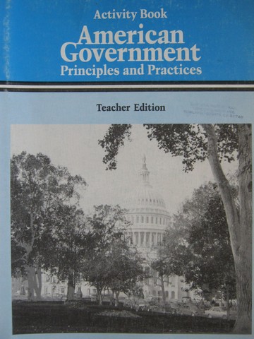 (image for) American Government Principles & Practice Activity Book (TE)(P)