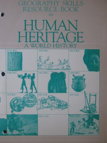 (image for) Human Heritage A World History Geography Skills Resource (P) - Click Image to Close