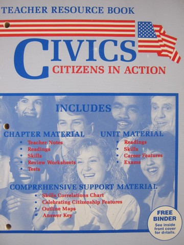 (image for) Civics Citizens in Action Teacher Resource Book (TE)(P)
