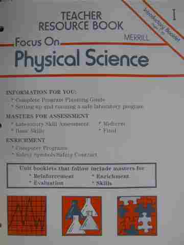 (image for) Focus on Physical Science Teacher Resource Book I (TE)(P)
