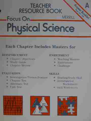 (image for) Focus on Physical Science Teacher Resource Book A (TE)(P)
