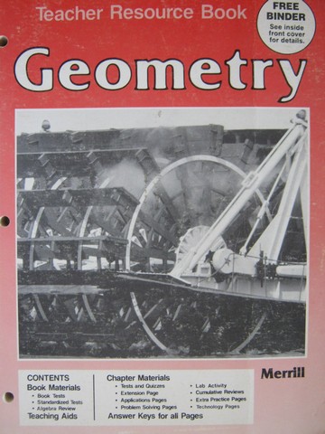 (image for) Merrill Geometry Teacher Resource Book (TE)(P) by Armontrout,
