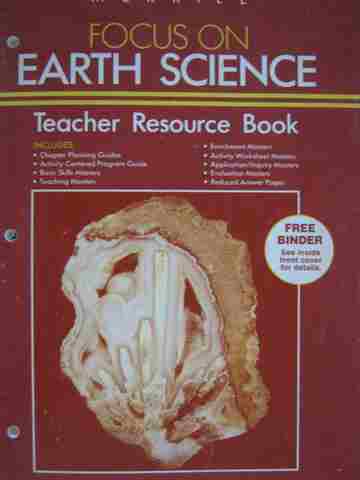 (image for) Focus on Earth Science Teacher Resource Book (TE)(P) by Wynn,