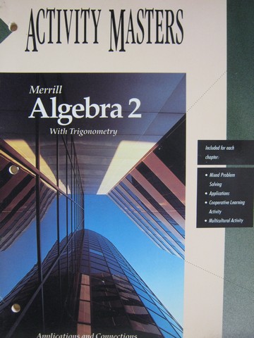 (image for) Merrill Algebra 2 with Trigonometry Activity Masters (P)