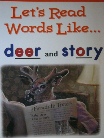 (image for) Phonics & Friends Level E Let's Read Words Like Deer (P)(Big)