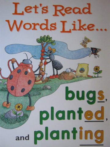 (image for) Phonics & Friends Level E Let's Read Words Like Bugs (P)(Big) - Click Image to Close