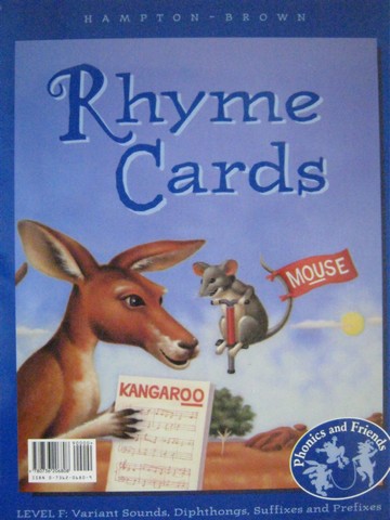 (image for) Phonics & Friends Level F Rhyme Cards (PK)