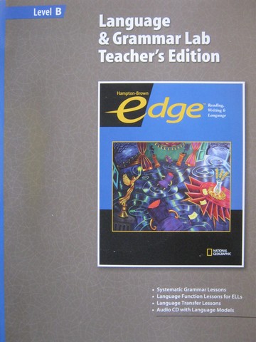 (image for) Edge Level B Language & Grammar Lab TE (TE)(P) by Moore, Short,
