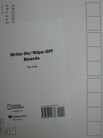 (image for) Inside Phonics Write-on / Wipe-off Boards (Pk)