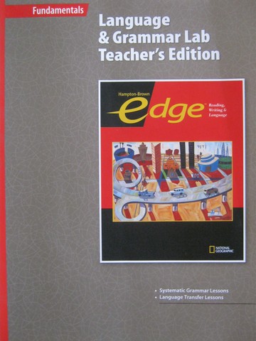 (image for) Edge Fundamentals Language & Grammar Lab TE (TE)(P) by Moore,