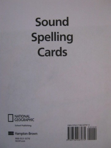 (image for) Sound Spelling Cards (Pk)