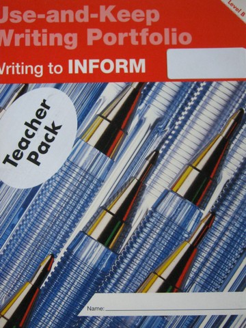 (image for) Writing to Inform Level B Teacher Pack (TE)(Folder) by Leber