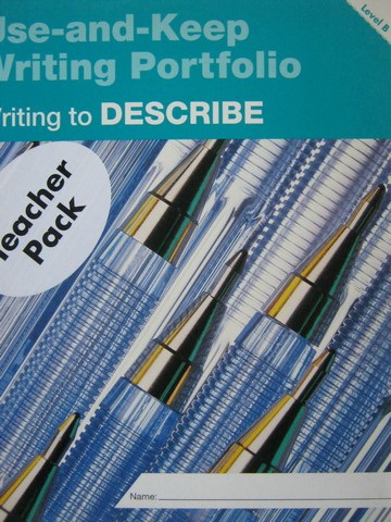 (image for) Writing to Describe Level B Teacher Pack (TE)(Folder) by Leber