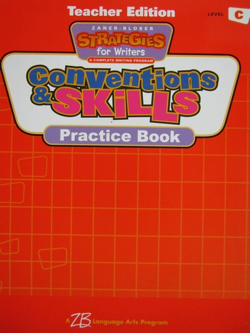 (image for) Strategies for Writers C Conventions & Skills Practice (TE)(P) by Crawford & Sipe10.9"x8.5"x0.3")