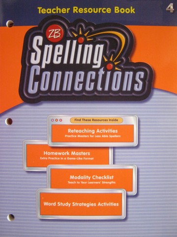 (image for) Spelling Connections 4 Teacher Resource Book (TE)(P)