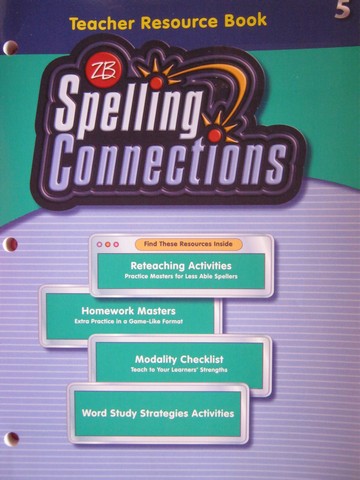 (image for) Spelling Connections 5 Teacher Resource Book (TE)(P)