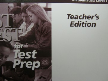 (image for) Test Best for Test Prep Mathematics Level I TE (TE)(P)