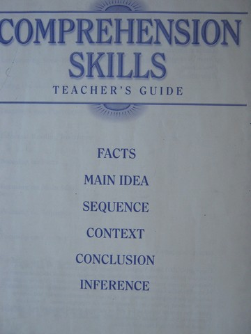 (image for) Steck-Vaughn Comprehension Skills TG (TE)(P) by Diane Schnell