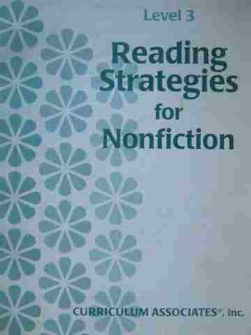(image for) Reading Strategies for Nonfiction Level 3 (P) by Karen Herzoff