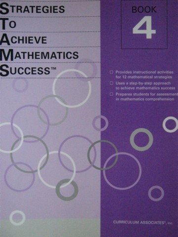 (image for) Strategies to Achieve Mathematics Success Book 4 (P)