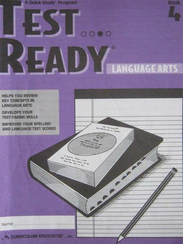 (image for) Test Ready 4 Language Arts (P) by Deborah Adcock