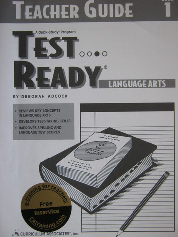 (image for) Test Ready 1 Language Arts TG (TE)(P) by Deborah Adcock
