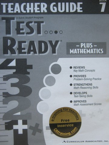 (image for) Test Ready Plus 7 Mathematics TG (TE)(P) by Enright, Miller,