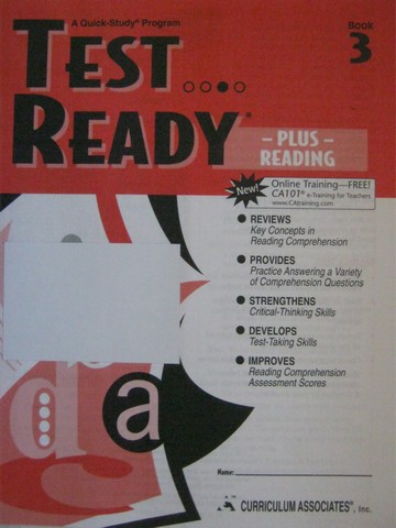 (image for) Test Ready Plus 3 Reading (P) by Deborah Adcock
