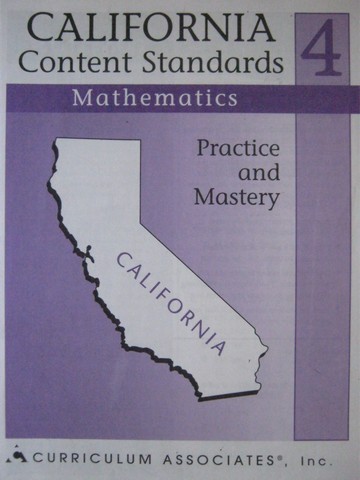 (image for) California Content Standards 4 Mathematics (CA)(P) by Krensky