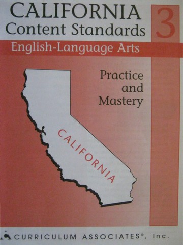 (image for) California Content Standards 3 English-Language Arts (CA)(P)