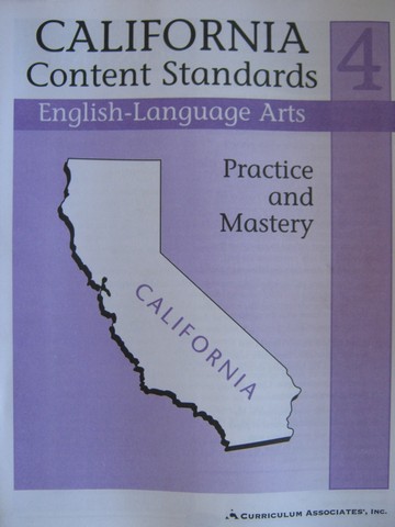 (image for) California Content Standards 4 English-Language Arts (CA)(P)