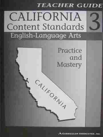 (image for) California Content Standards 3 English-Language Arts (CA)(TE)(P)