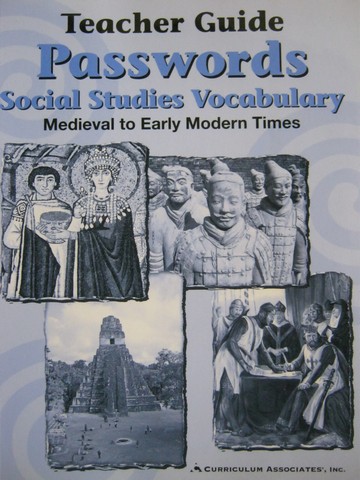 (image for) Passwords Social Studies Vocabulary Medieval to Early TG (TE)(P)