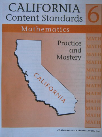 (image for) California Content Standards 6 Mathematics (CA)(P) by Osowski