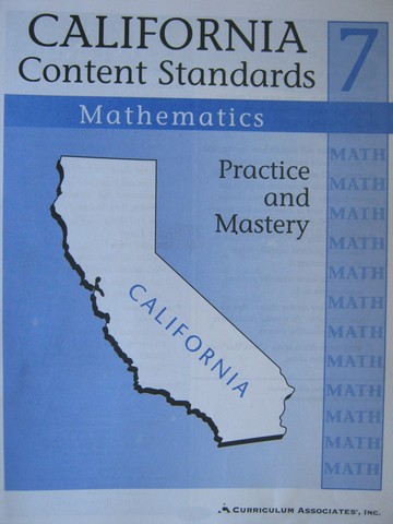 (image for) California Content Standards 7 English-Language Arts (CA)(P)