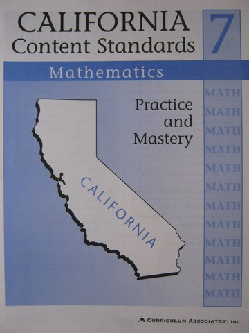 (image for) California Content Standards 7 Mathematics (CA)(P) by Osowski