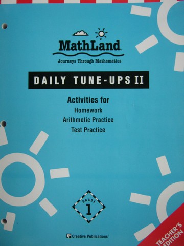 (image for) MathLand 1 Daily Tune-Ups 2 TE (TE)(P) by Charles, Brummett,
