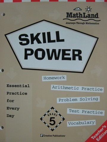 (image for) MathLand 5 Skill Power TE (TE)(P) by Charles, Brummett, McDonald