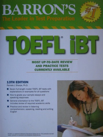 (image for) TOEFL iBT 13th Edition (P) by Pamela J Sharpe