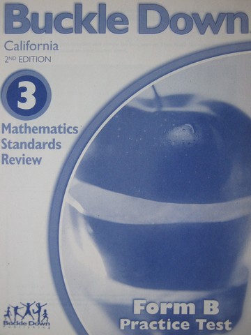(image for) Buckle Down 3 Mathematics Standards Review 2e Form B (CA)(P)