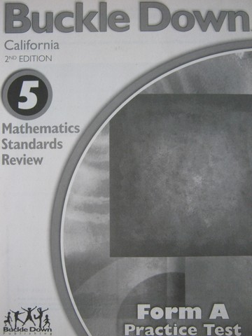 (image for) Buckle Down 5 Mathematics Standards Review 2e Form A (CA)(P)