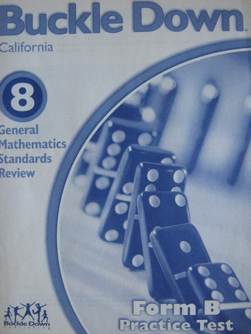 (image for) Buckle Down 8 Mathematics Standards Review Form B (CA)(P)