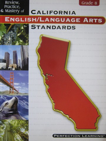 (image for) Review Practice & Mastery of CA English Language Arts 8 (CA)(P)